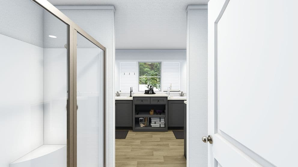 The island breeze 64 bathroom home features