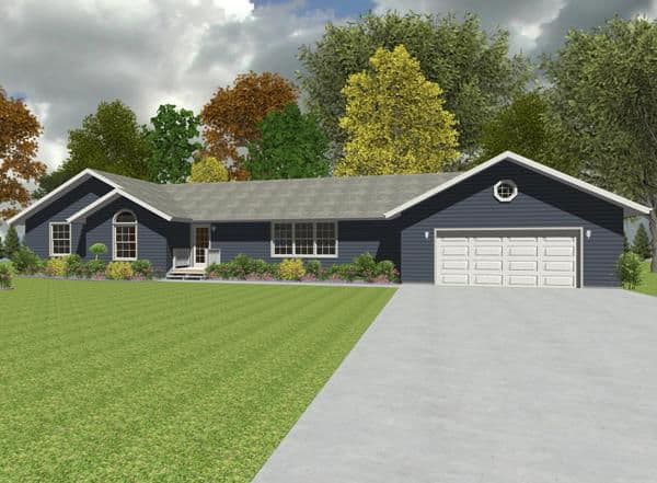 Westbrook 4210 elevation and exterior home features