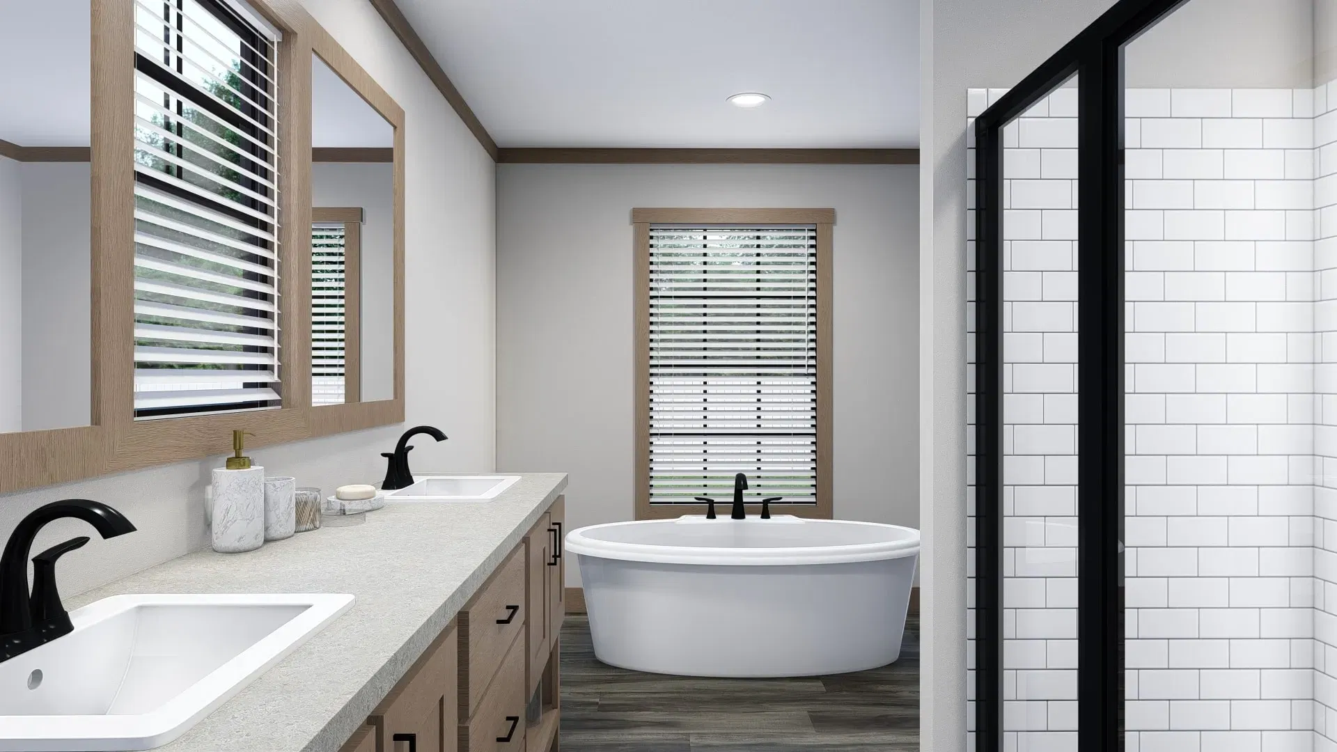 The loralei bathroom home features