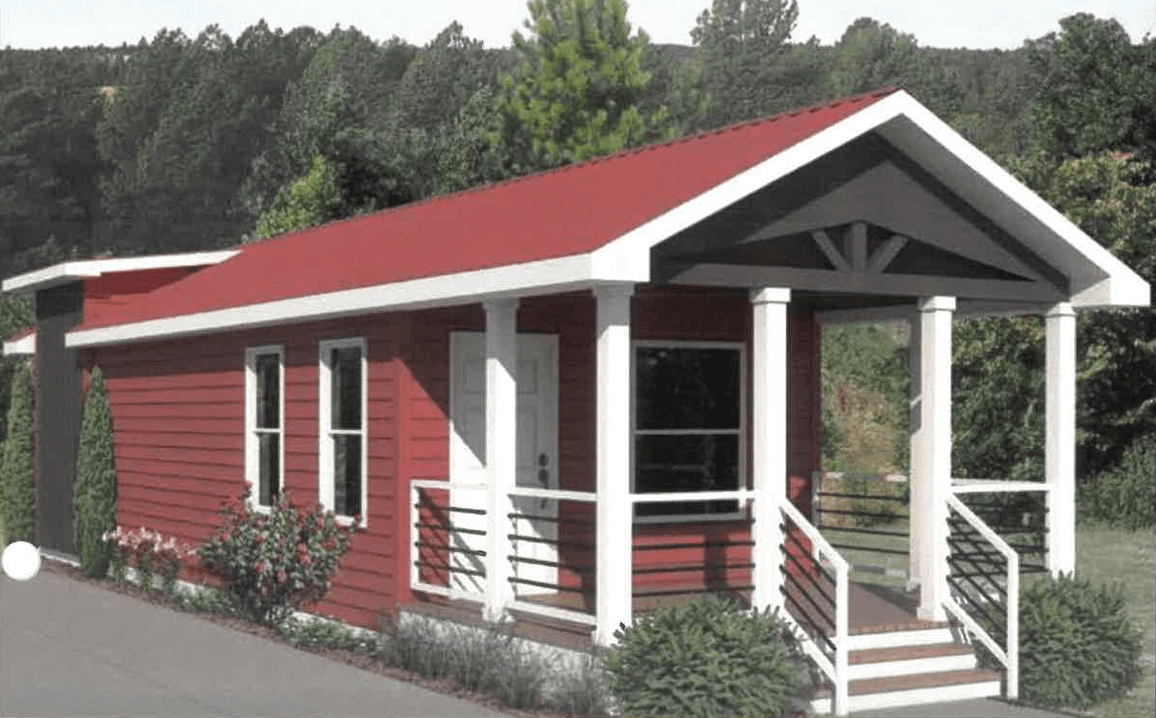 Bison mod hero, elevation, and exterior home features