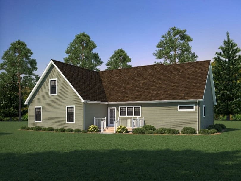 Saddleworth 42644a elevation and exterior home features