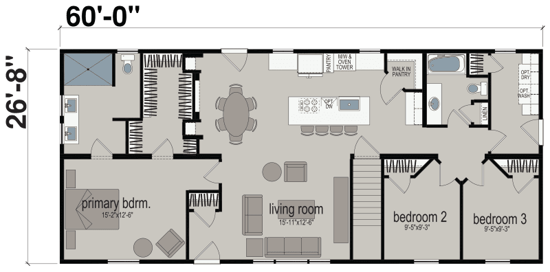 Ne-620 floor plan and hero home features