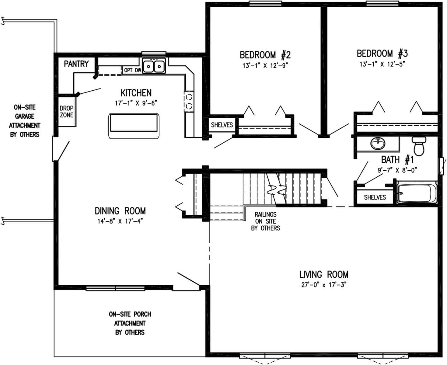 Timber grove floor plan home features