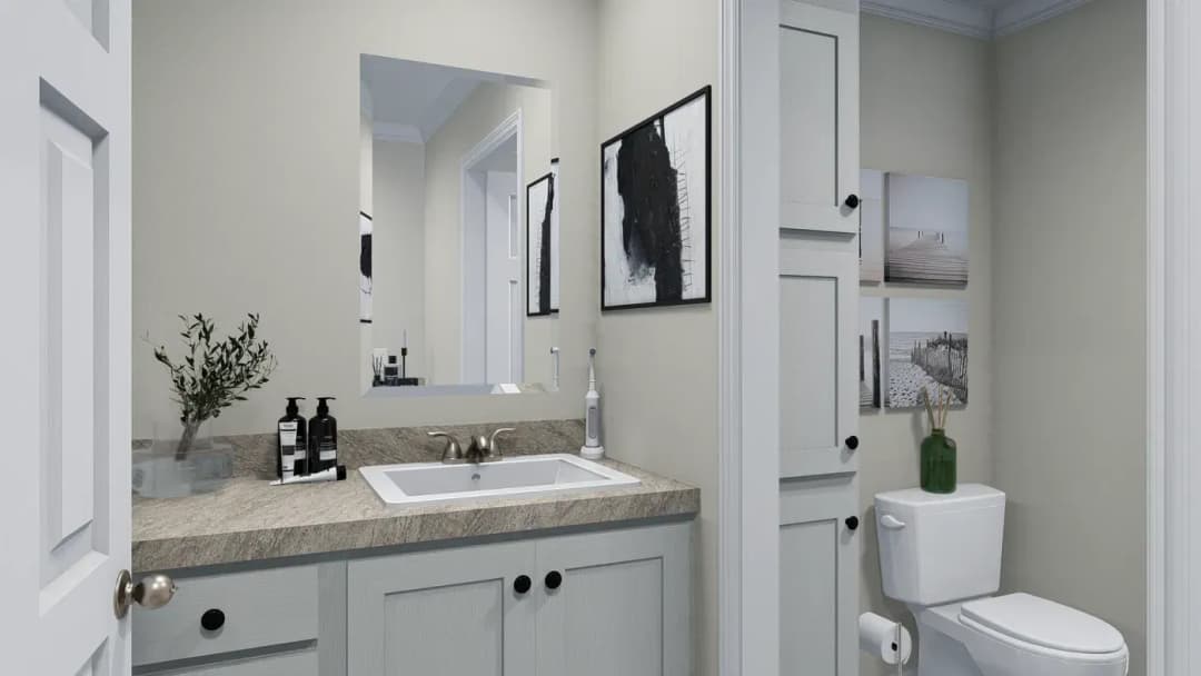 Ridge bathroom home features