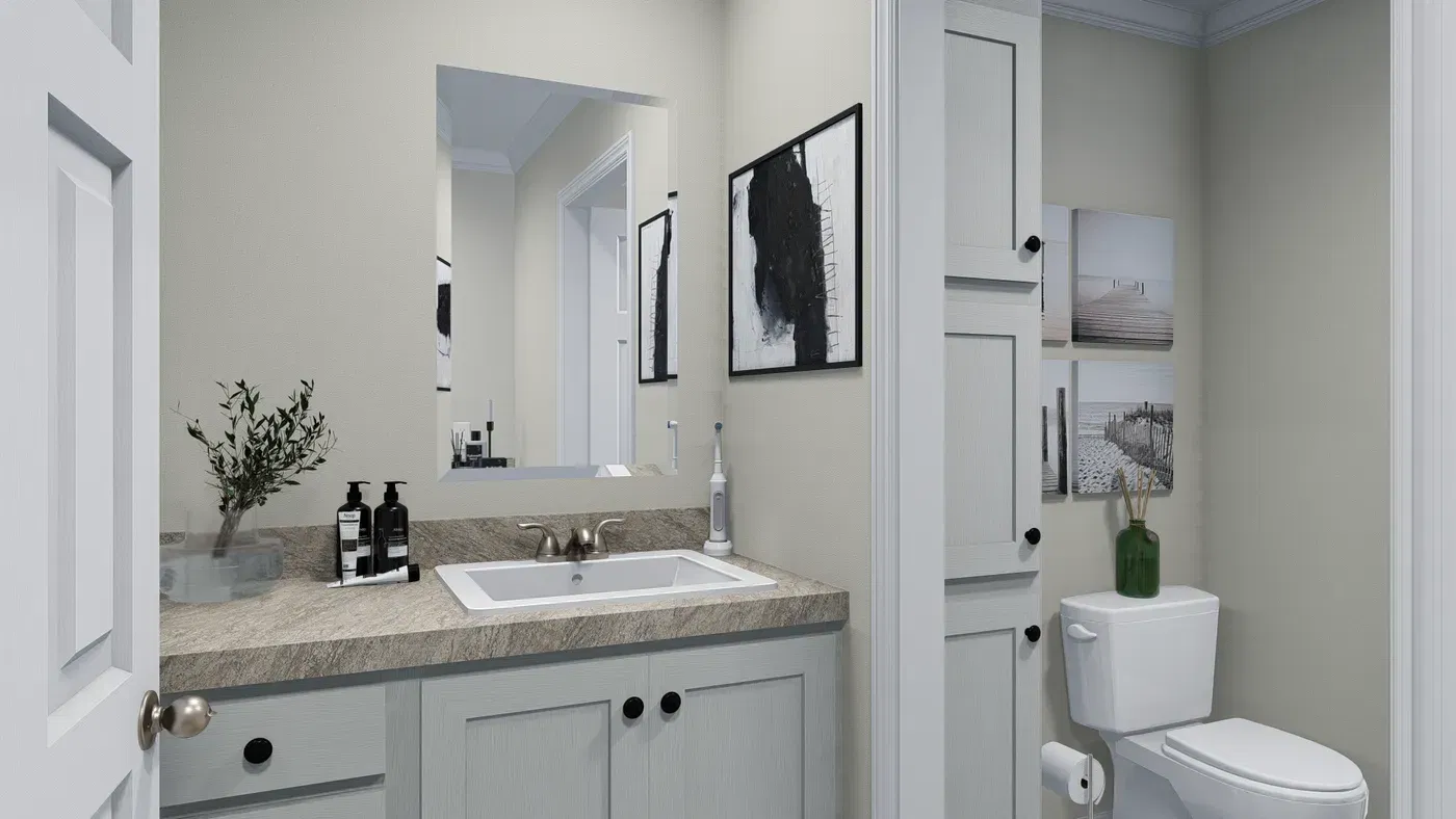 Ridge bathroom home features