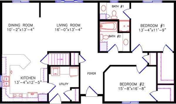 Limited 5180 floor plan home features