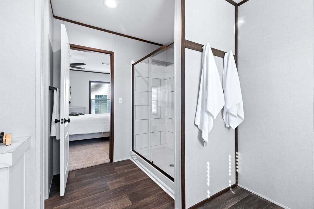 Breeze farmhouse bathroom home features