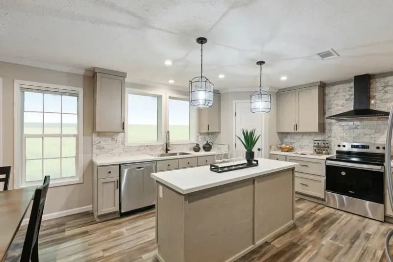 Casa grande kitchen home features