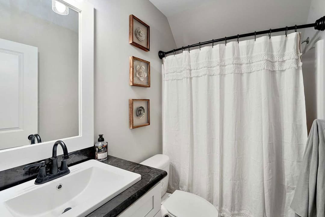 Farmhouse ii cape bathroom home features