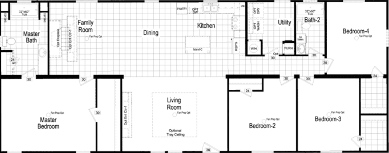 Apopka floor plan home features