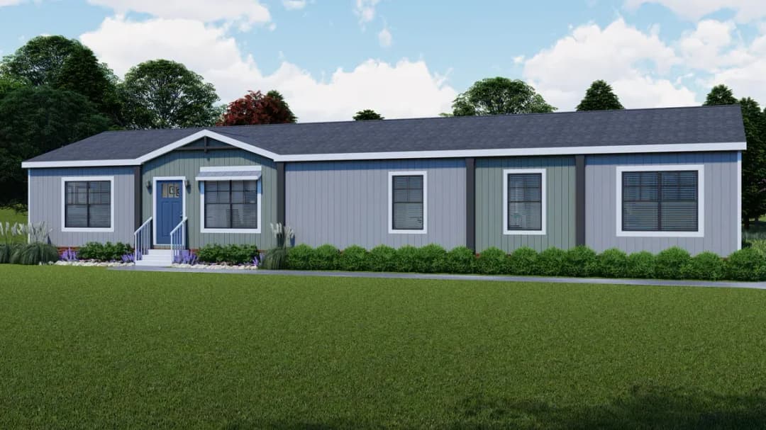 Farm 3 flex den hero, elevation, and exterior home features