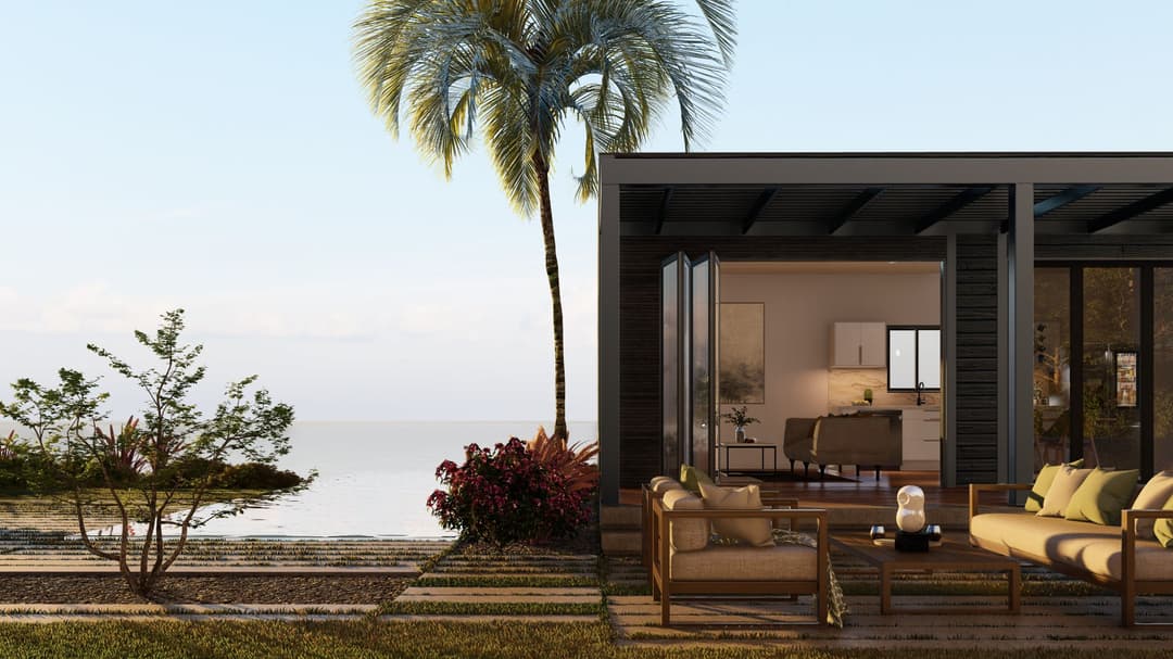 Model 23 exterior home features