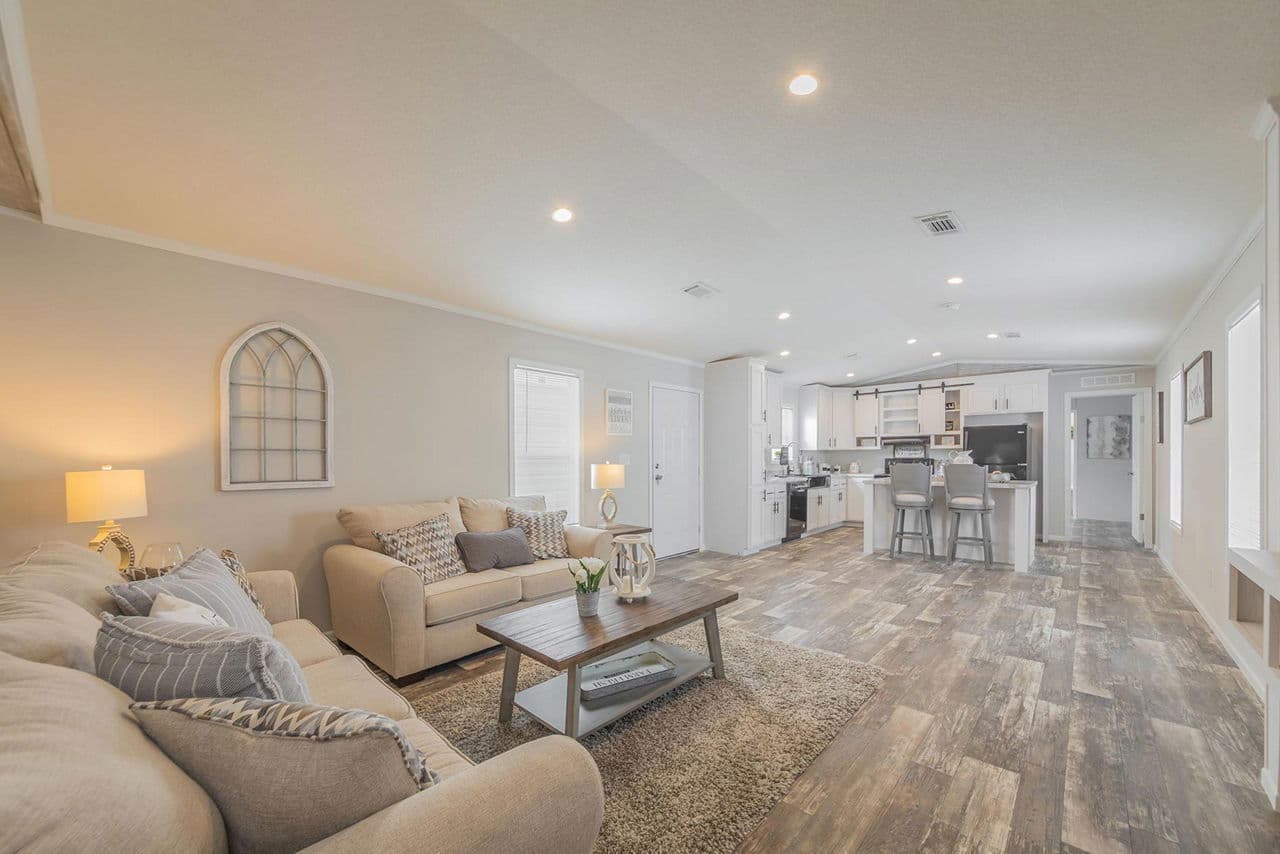 The iberville interior home features