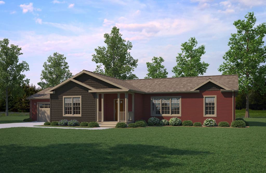 Signature 4 hero, elevation, and exterior home features