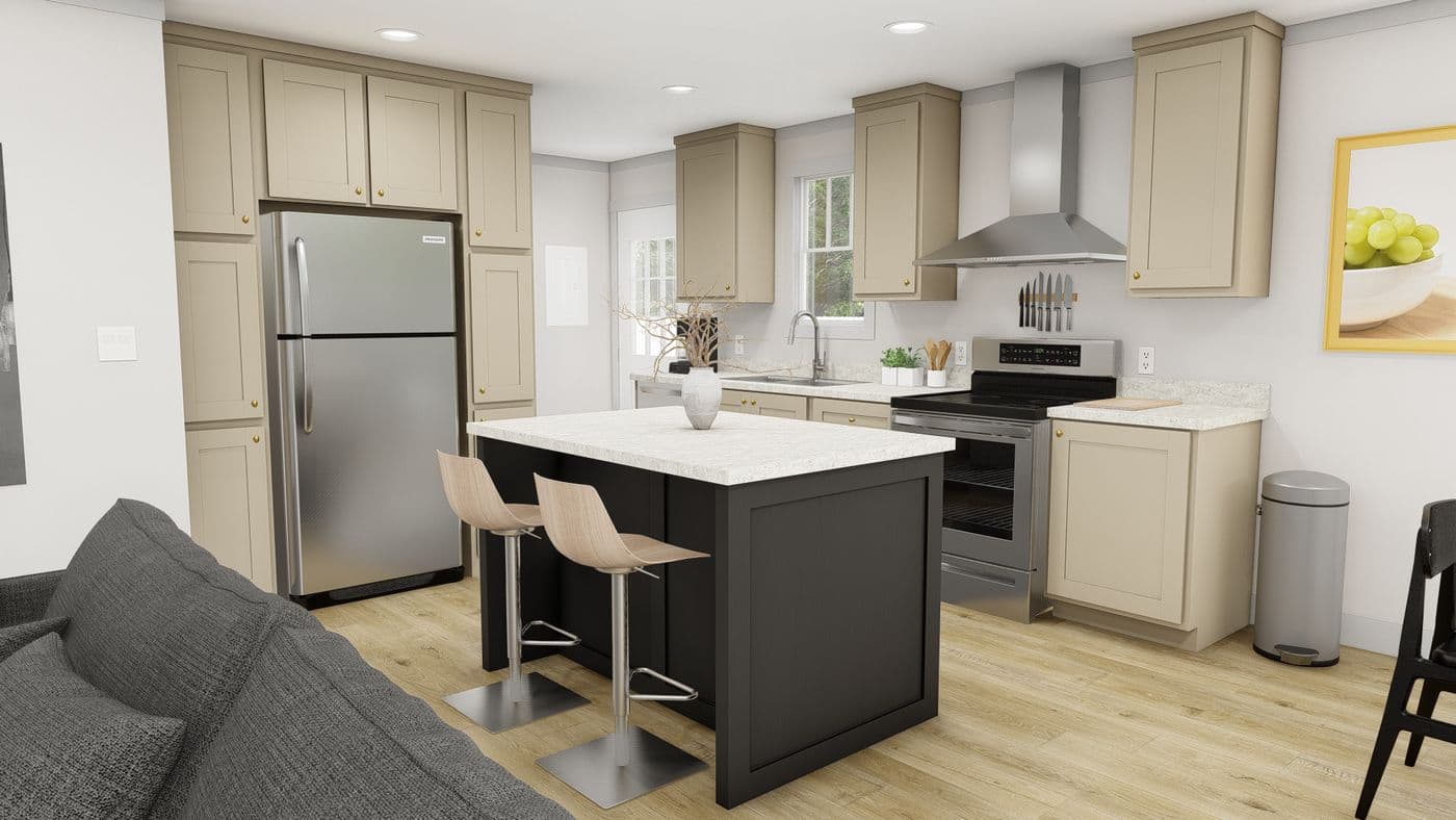 Three little birds kitchen home features