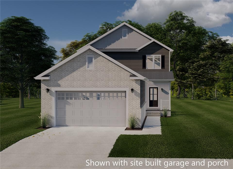 Sinclair hero, elevation, and exterior home features