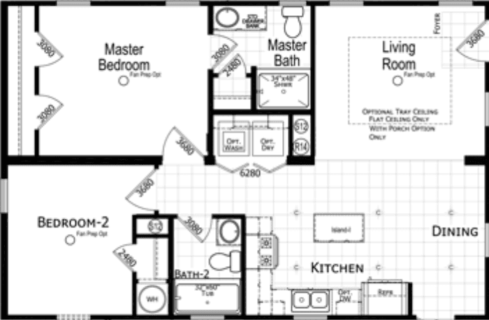 Mabson floor plan home features