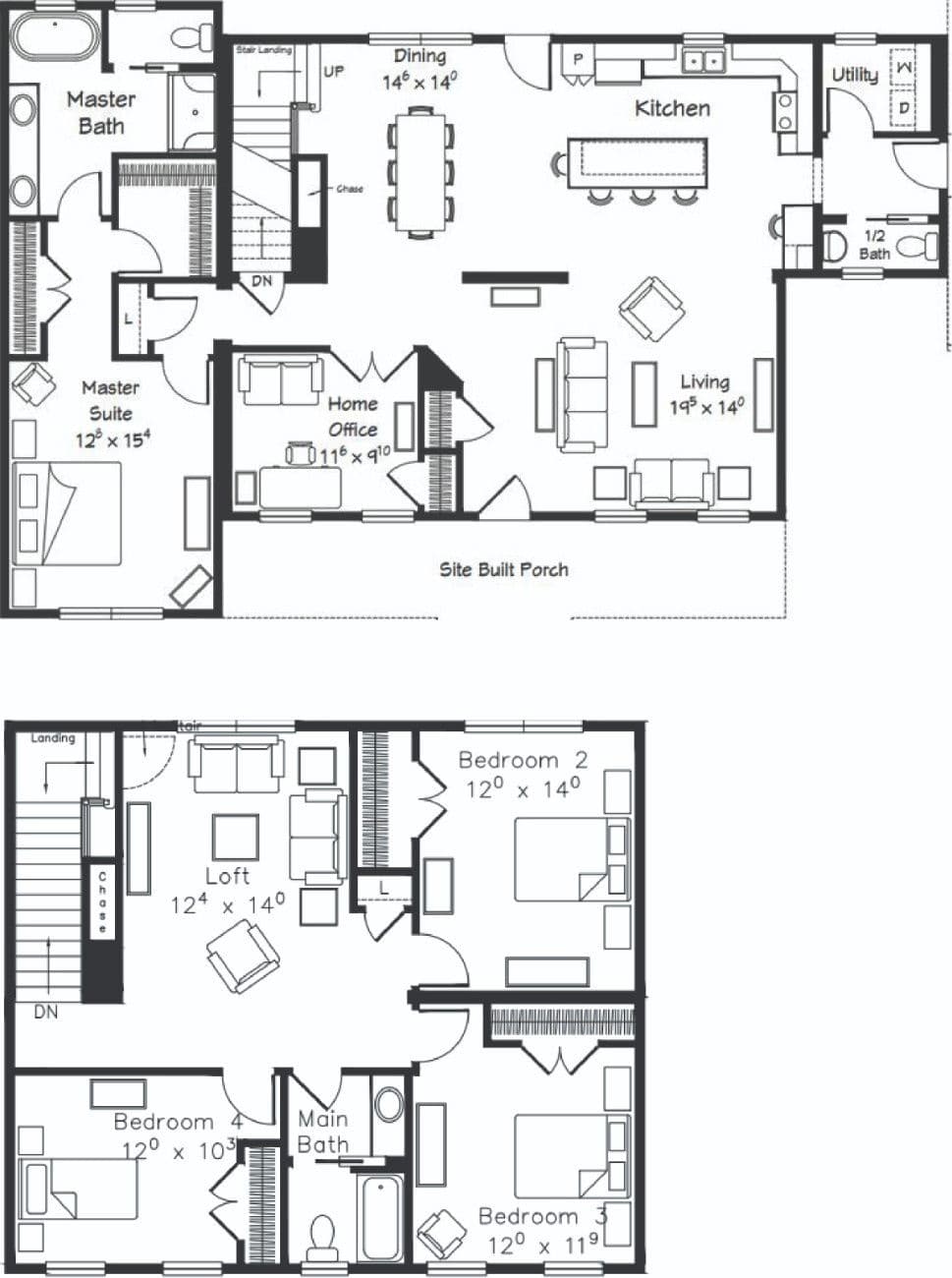 Brockton iv floor plan home features