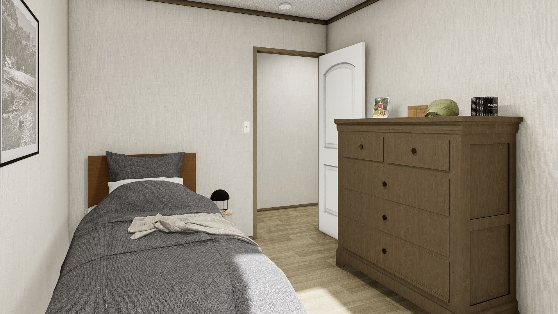 Voyage bedroom home features