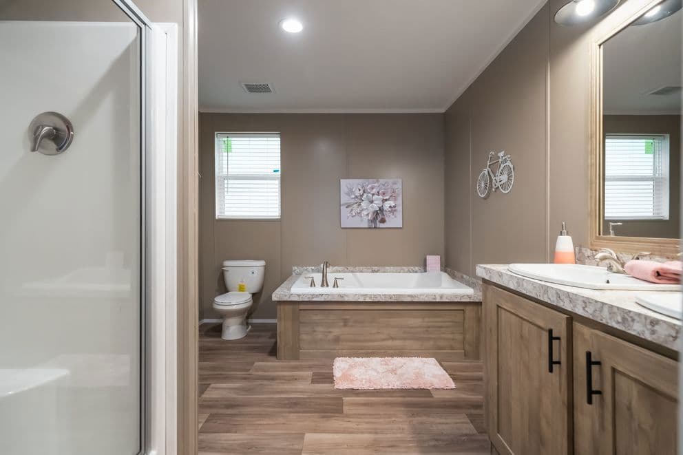 Tradition 56d bathroom home features