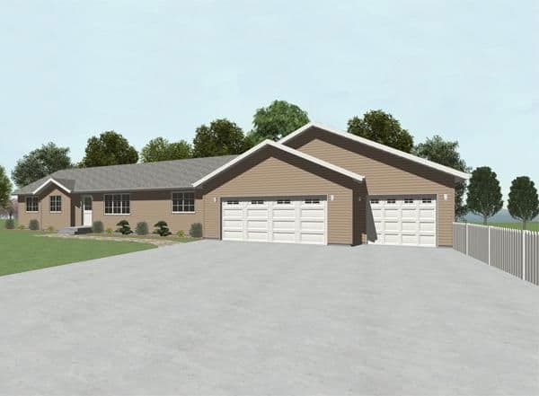 Brookdale 2251 elevation and exterior home features