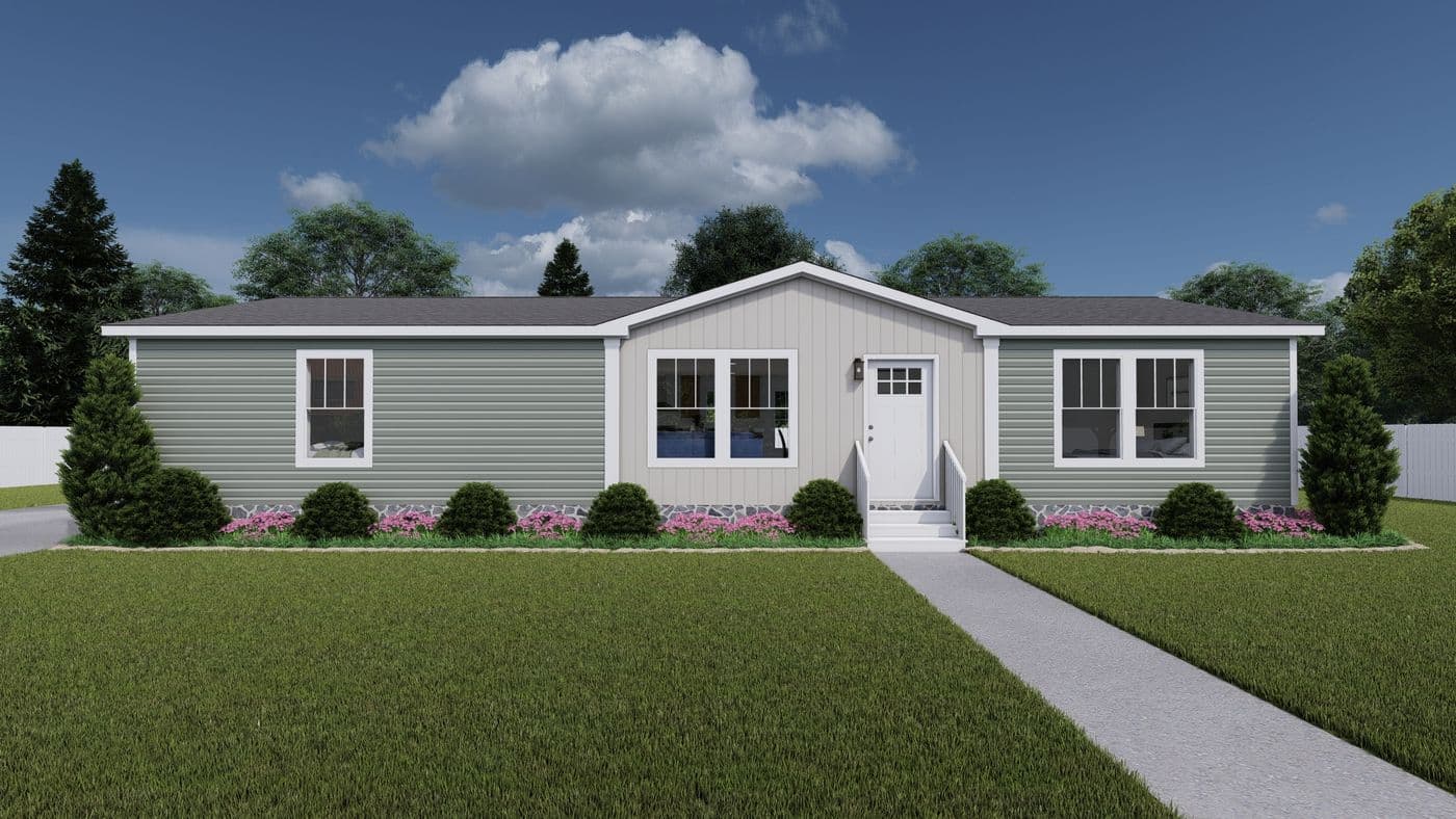 Limelight elevation and exterior home features