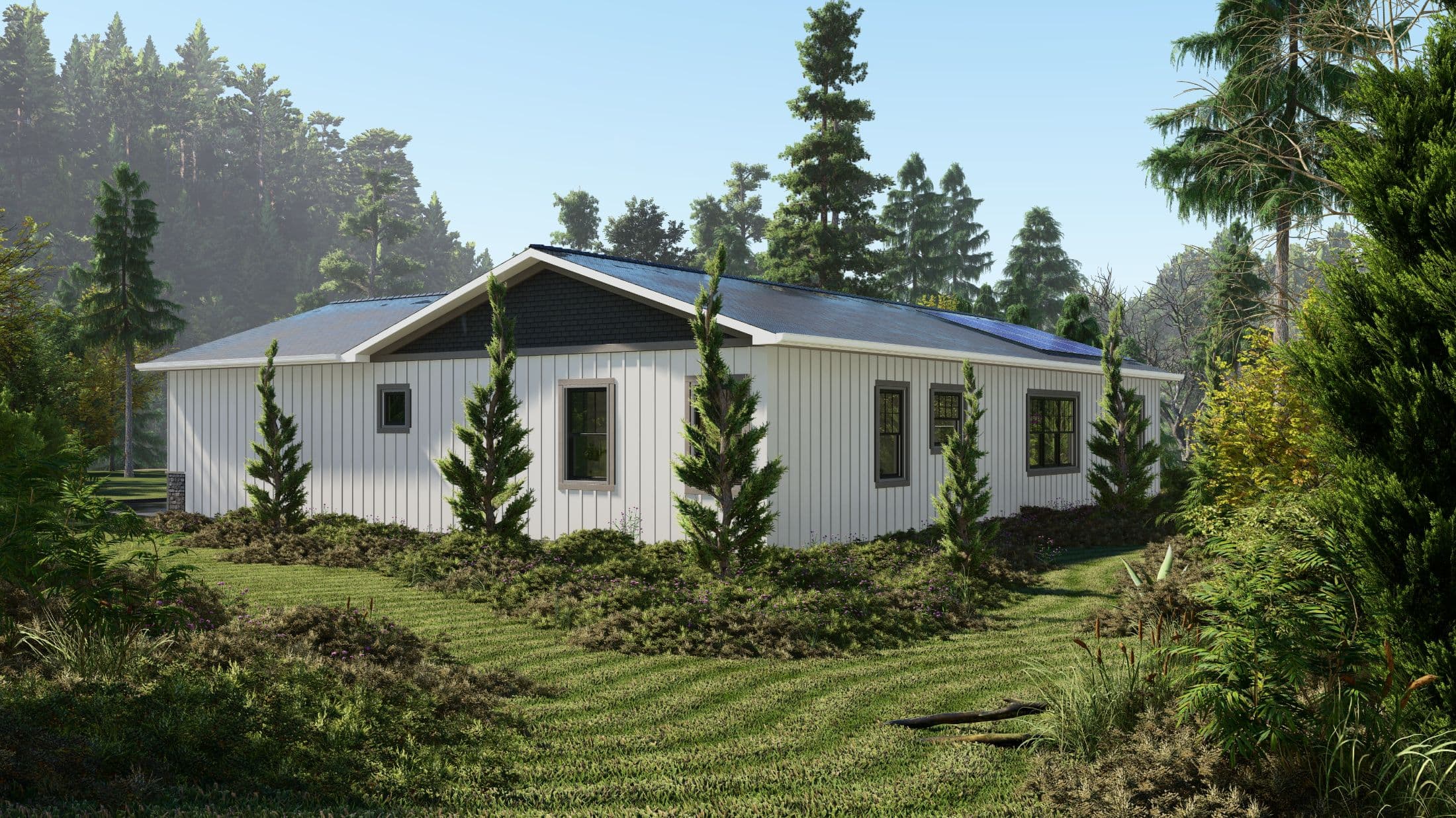 Model 15 exterior home features