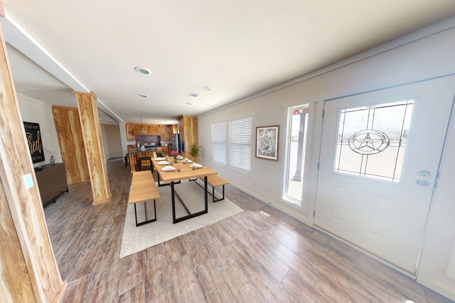 The ranch v60r interior home features