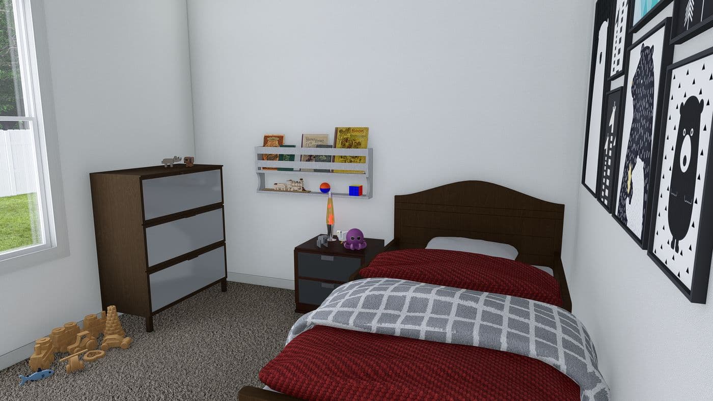 My girl bedroom home features