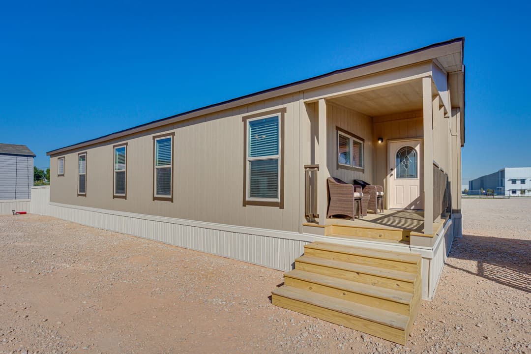 Doublewide s-28×56-32flp elevation and exterior home features