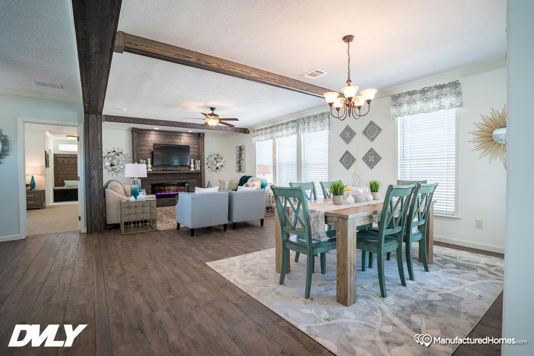 The millwood interior home features