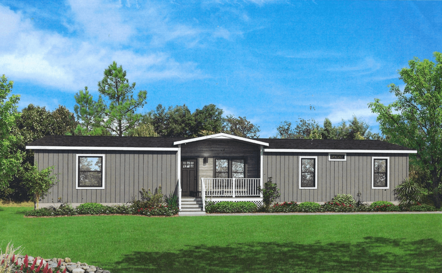 The everest hero, elevation, and exterior home features