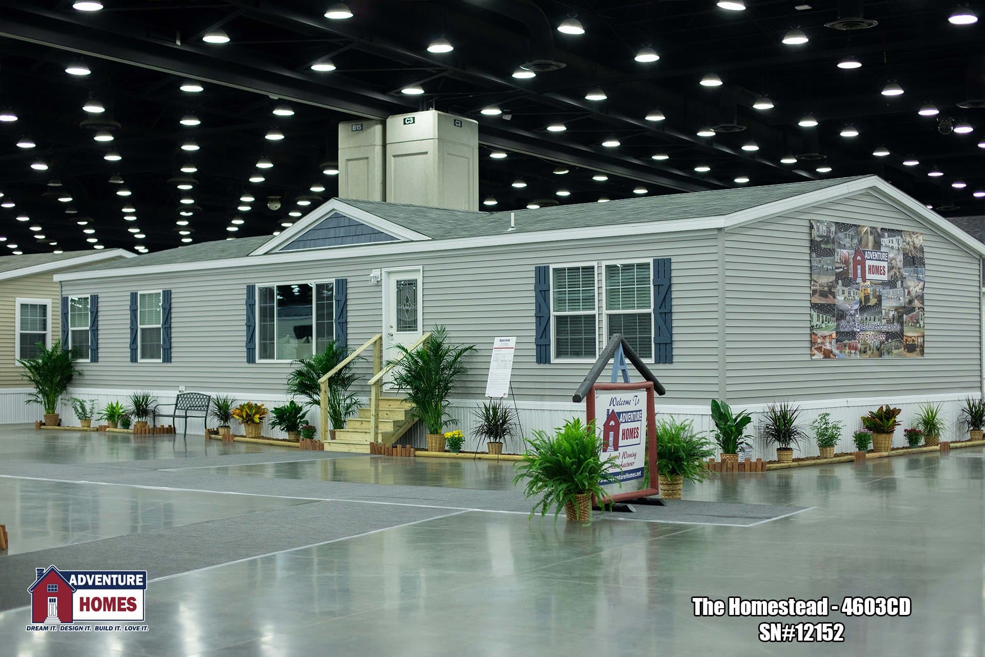 Homestead | 4603cd elevation and exterior home features