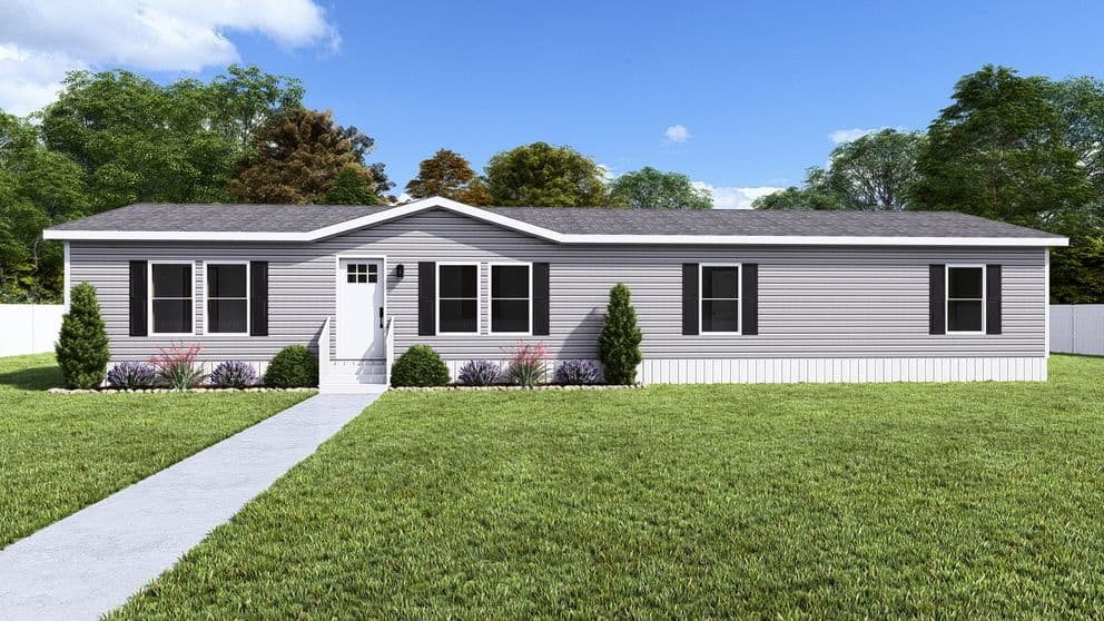 Crockett hero, elevation, and exterior home features