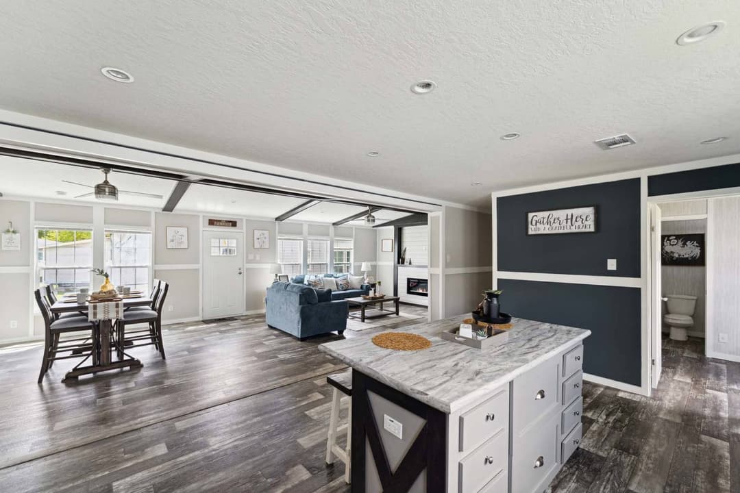 The chipper kitchen home features