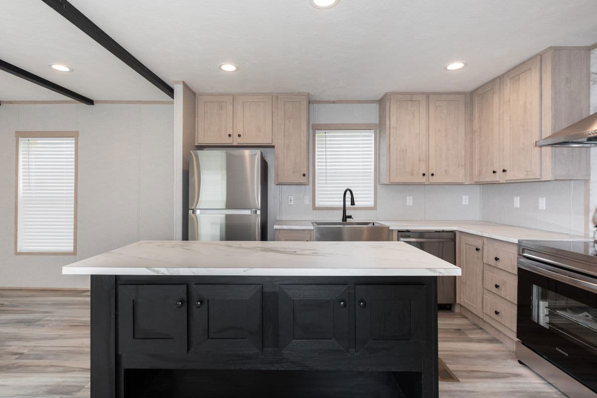 The anniversary islander kitchen home features