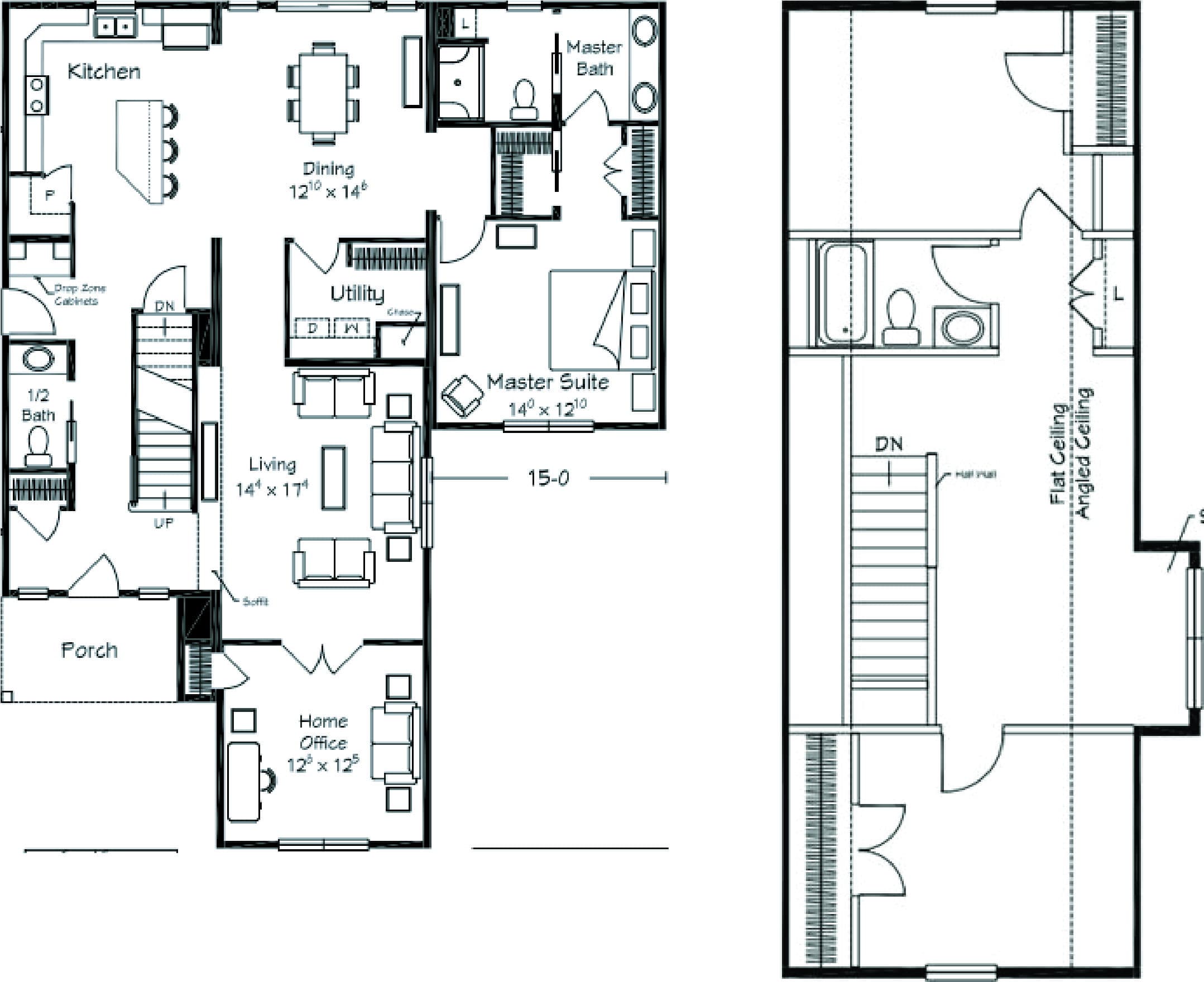 Forest brook floor plan home features