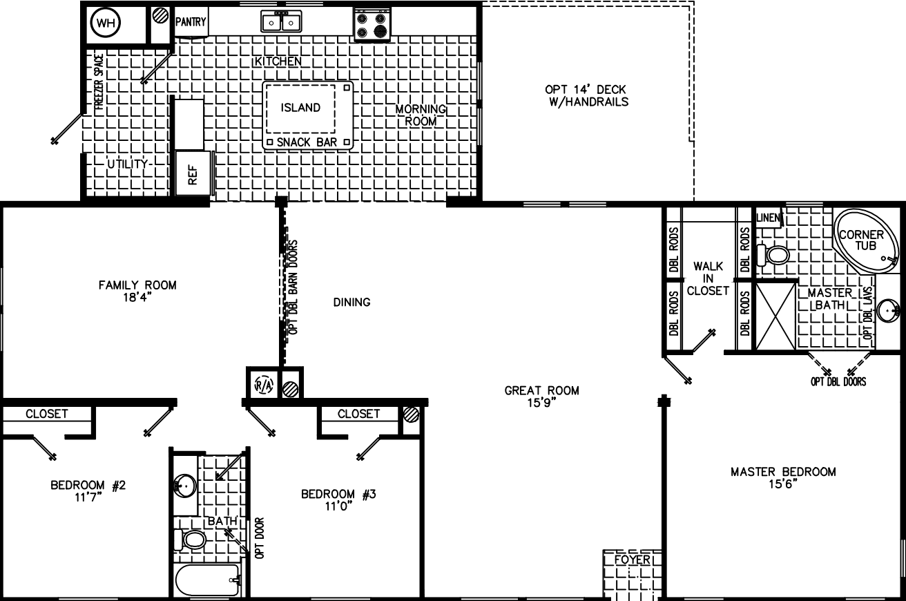 Tracy 3 br 4260  home features