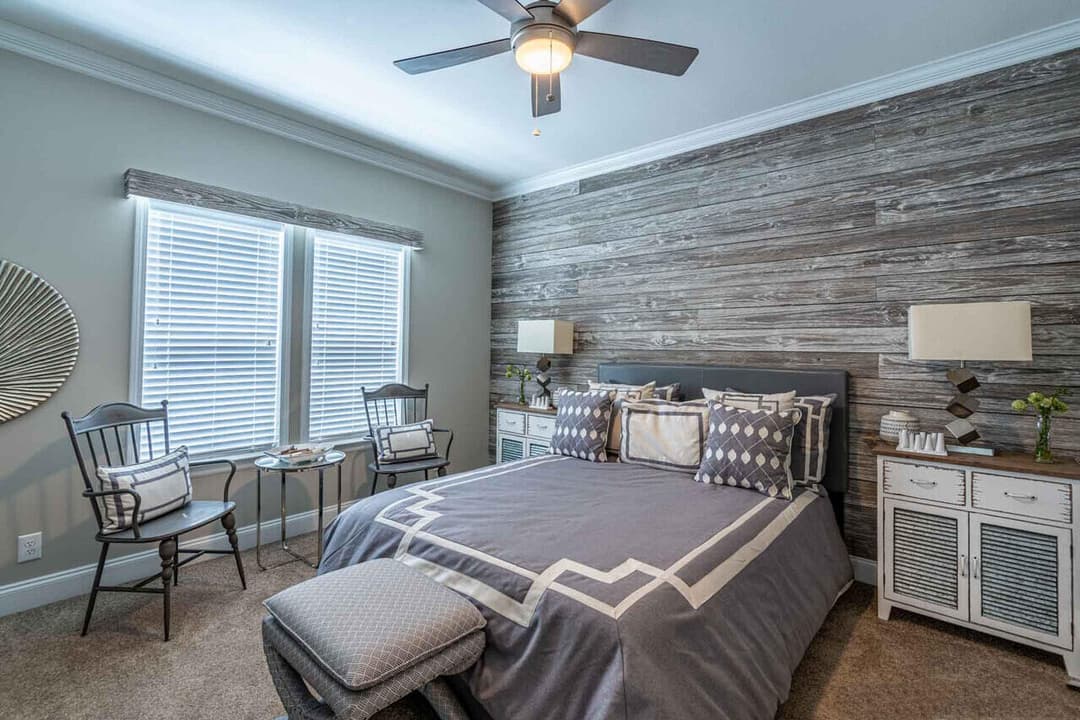 Lifestyle bedroom home features