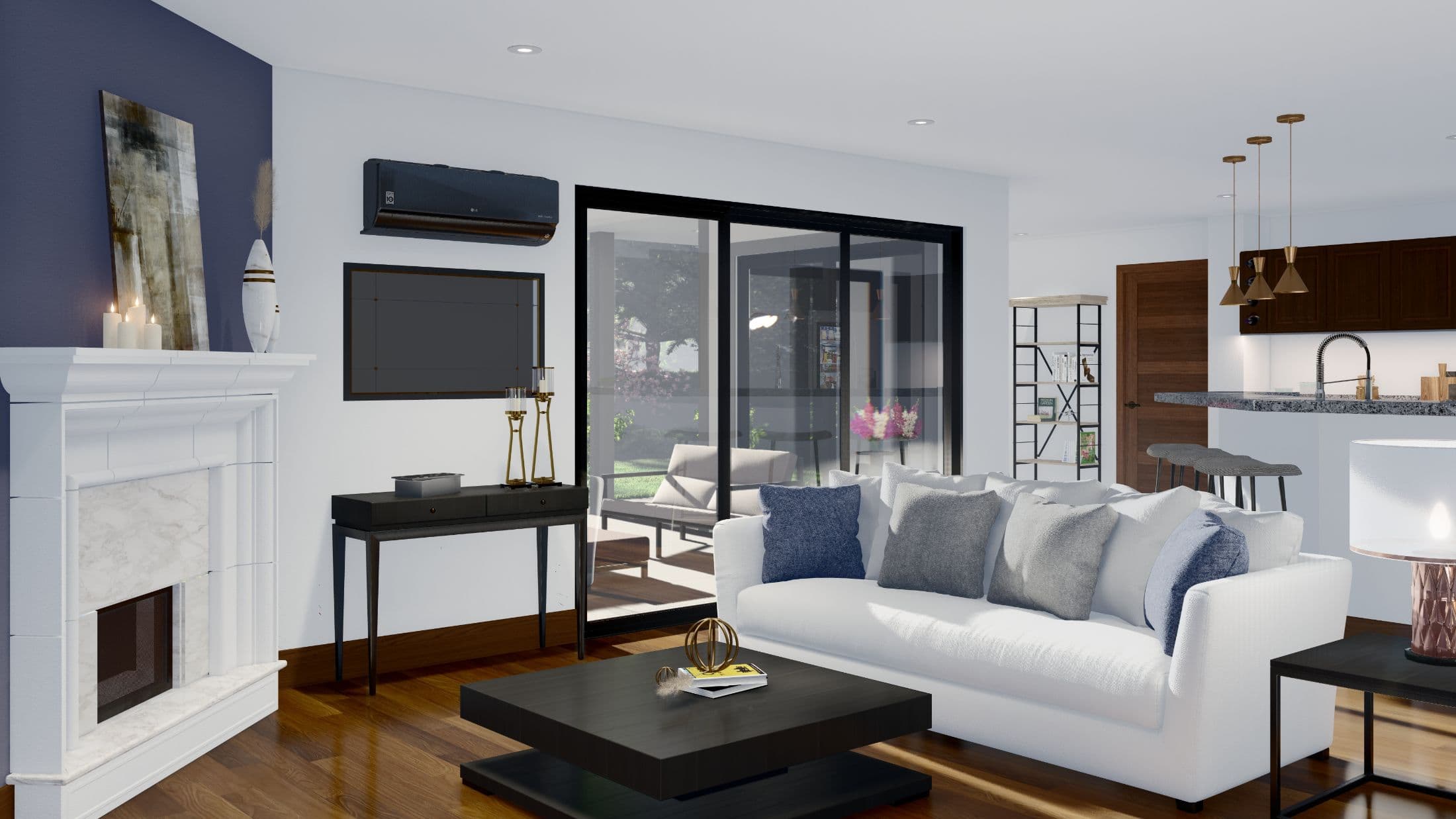 Model 13 interior home features