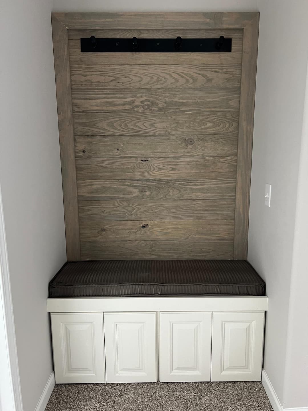 The woodside interior home features