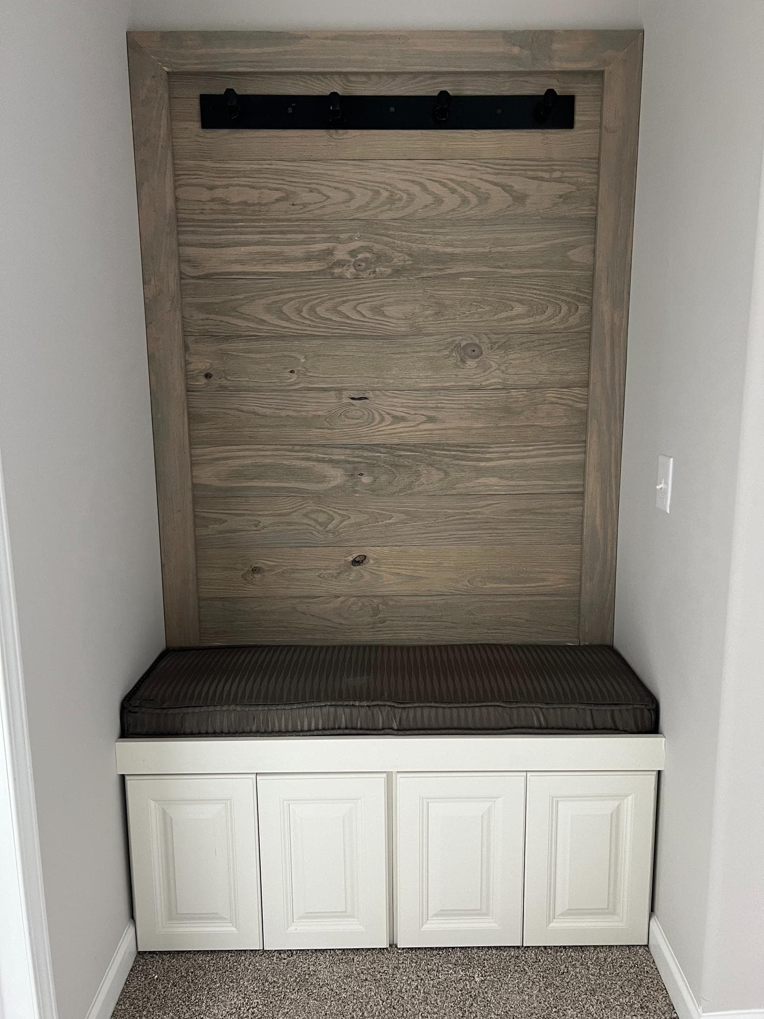 The woodside interior home features