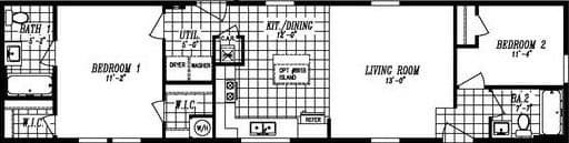 Cyn1560a floor plan home features
