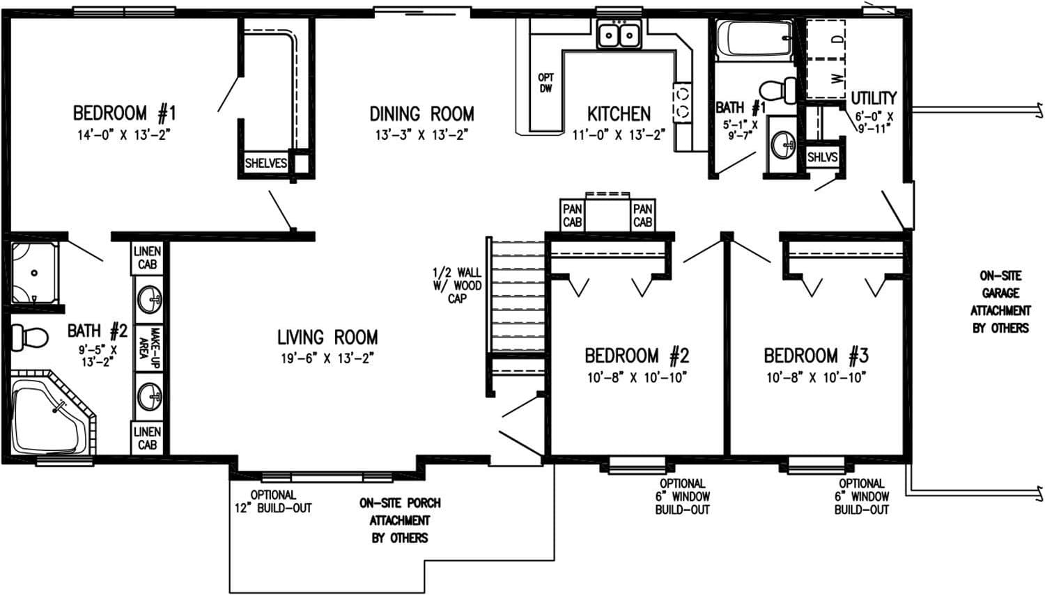 Charleston ii floor plan home features