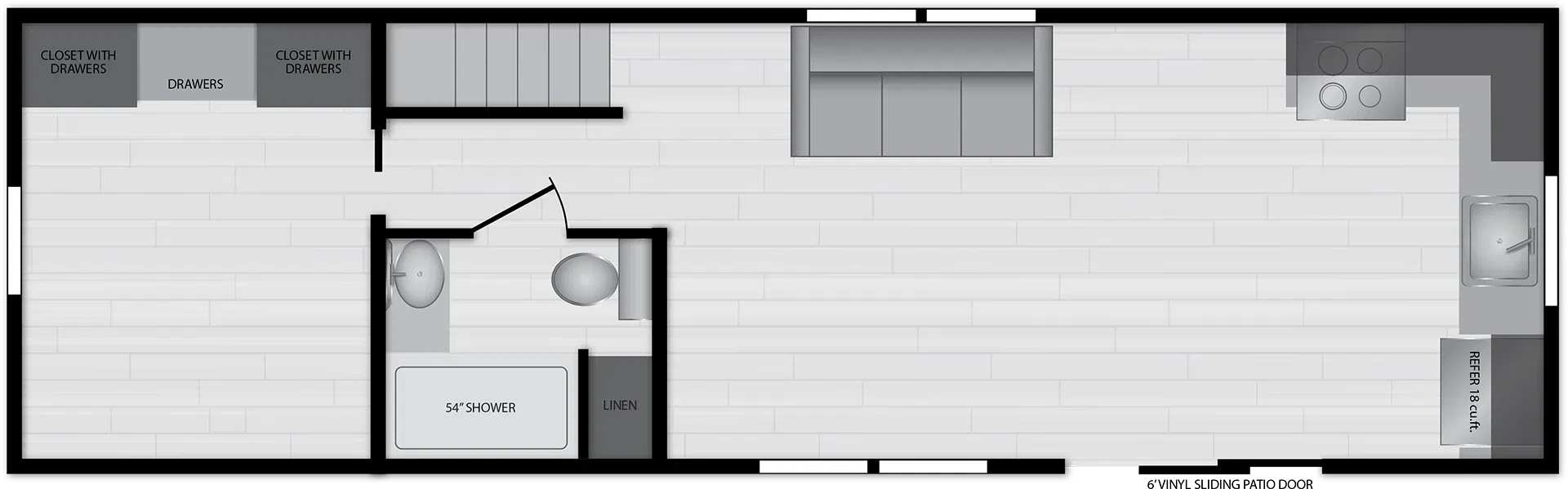 Canvas 7001 floor plan home features