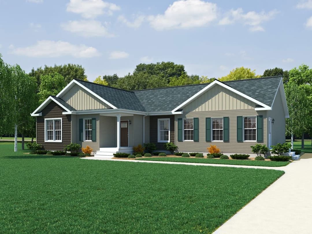 Elite 4 46644a elevation and exterior home features