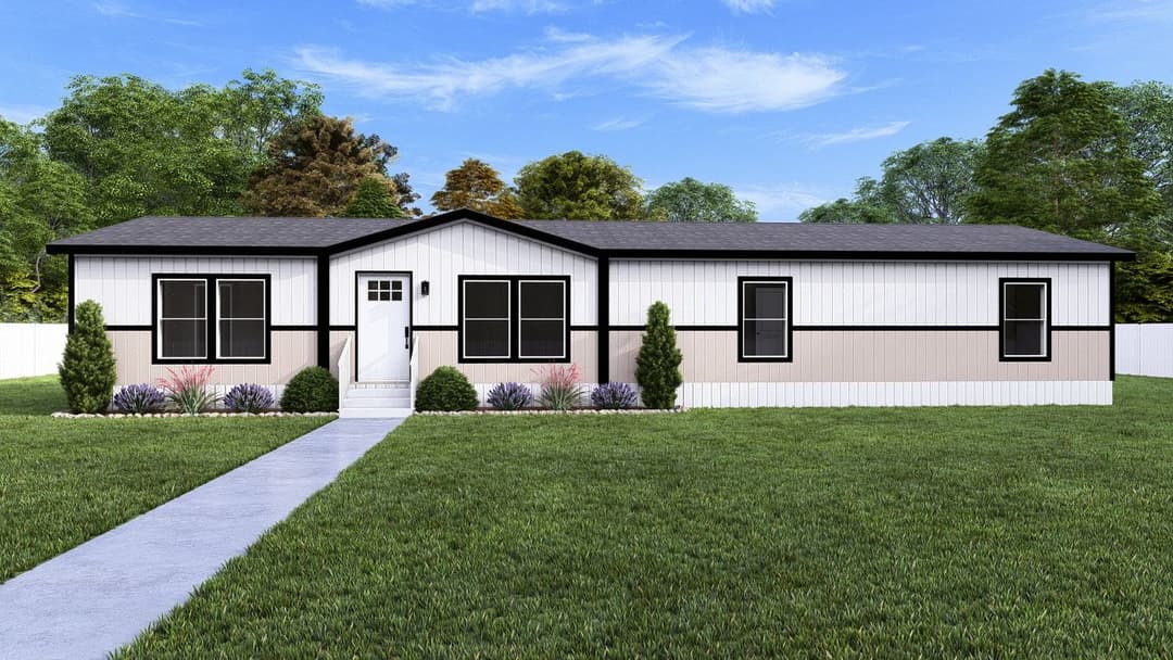 Crockett elevation and exterior home features