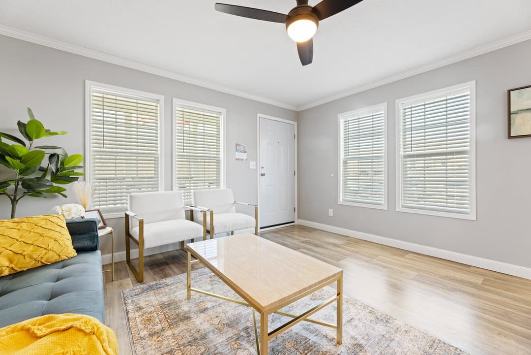 The roanoke duplex interior home features