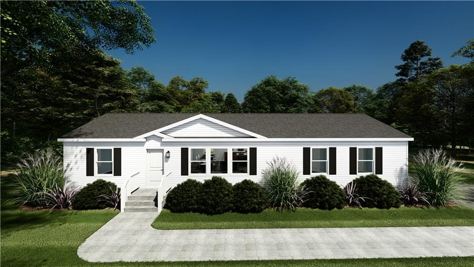 Evolution series coolidge model 2860b hero, elevation, and exterior home features