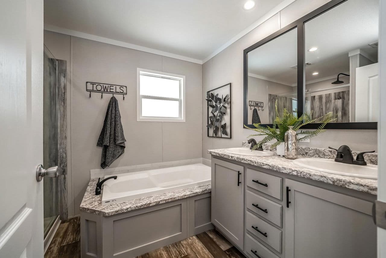 The zephyr bathroom home features